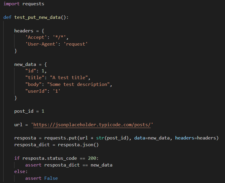 python e pytest