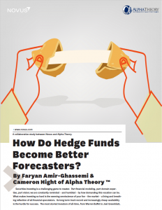 how do hedge funds become better forecasters