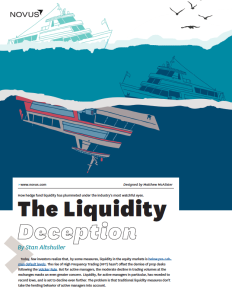 The Liquidity Deception