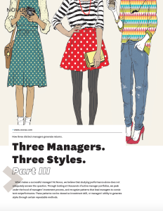 three managers three styles part III