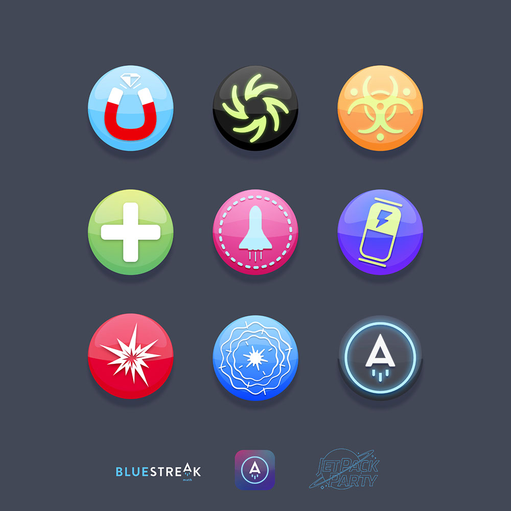 BlueStreak Power-ups