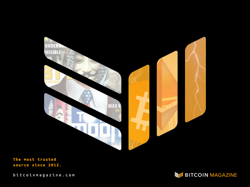 Bitcoin Magazine print ad design (2017)