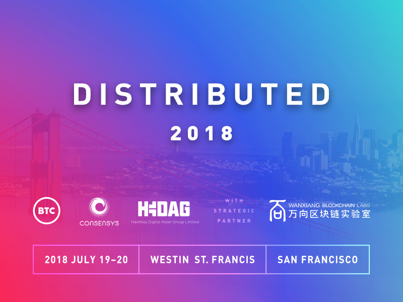 Distributed 2018 conference branding + website