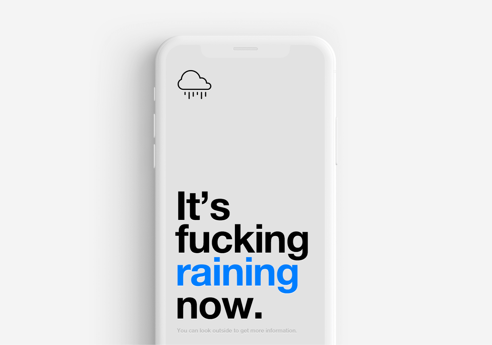 Authentic Weather — Creating the world's most honest and irreverent weather app.
