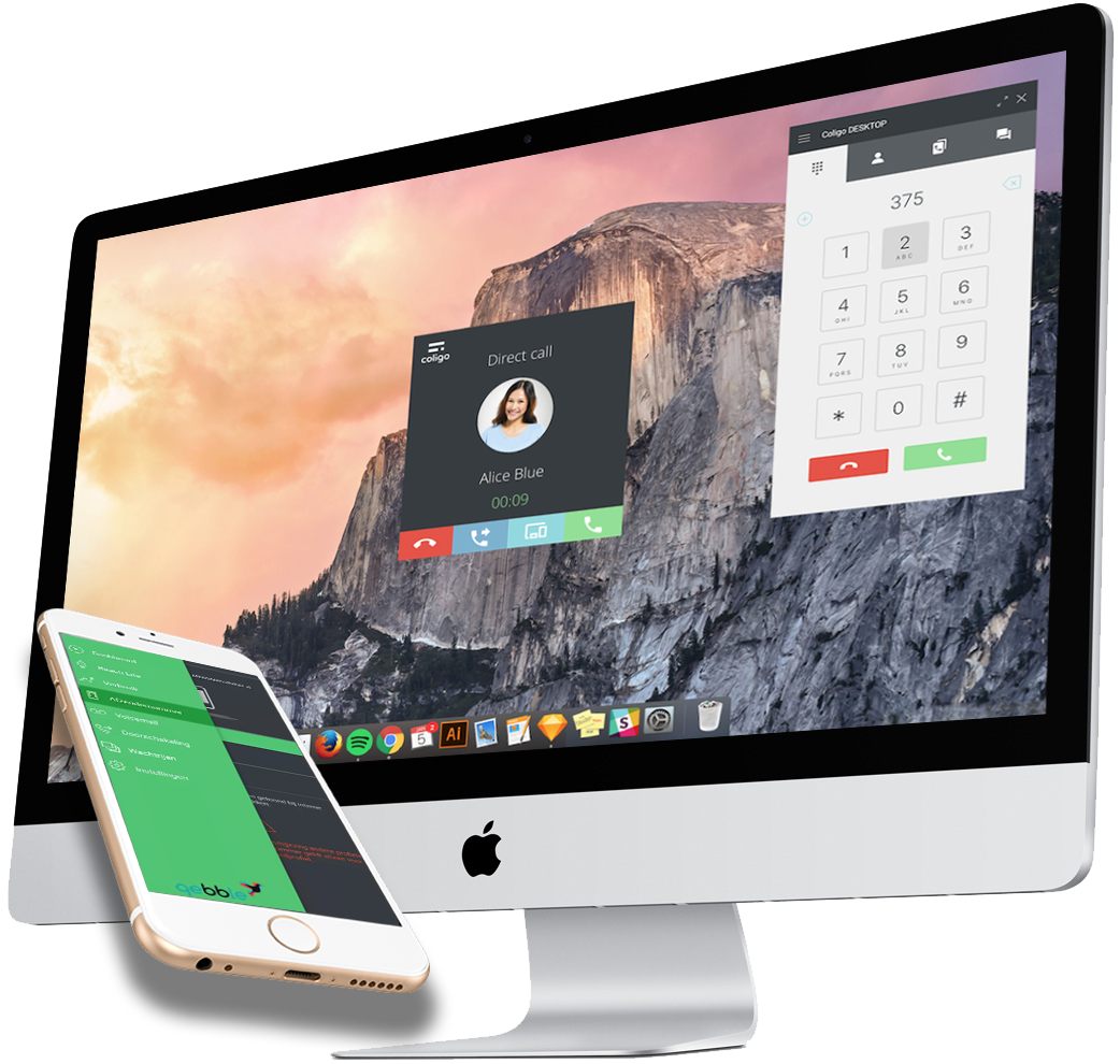 imac en iphone qebble