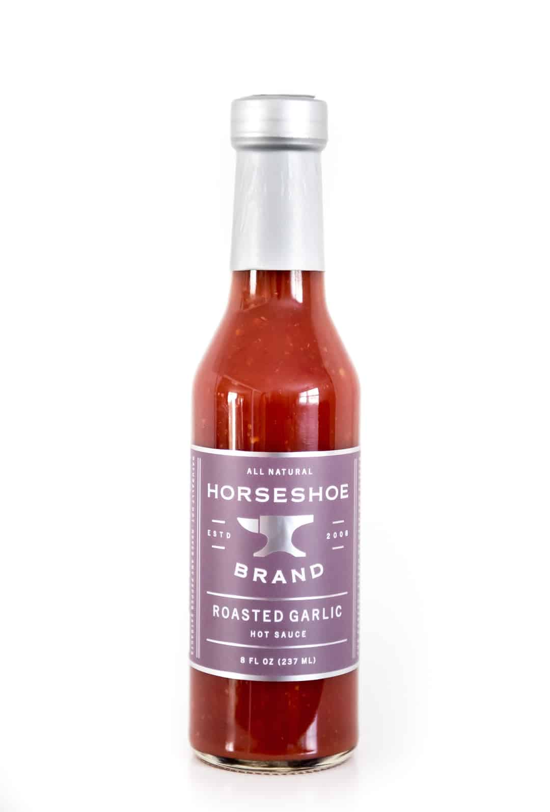 Roasted Garlic Hot Sauce Horseshoe Brand