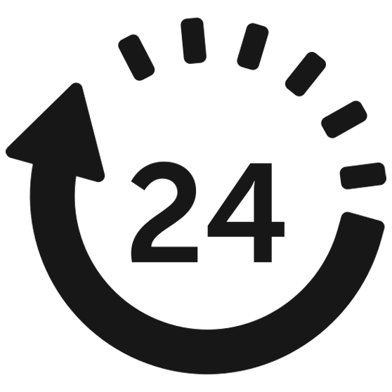 24 hours overnight delivery service