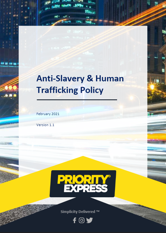 Anti Slavery and Human Trafficking Policy