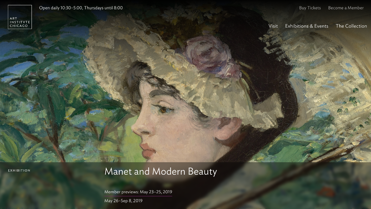 New Exhibit: Manet and Modern Beauty
