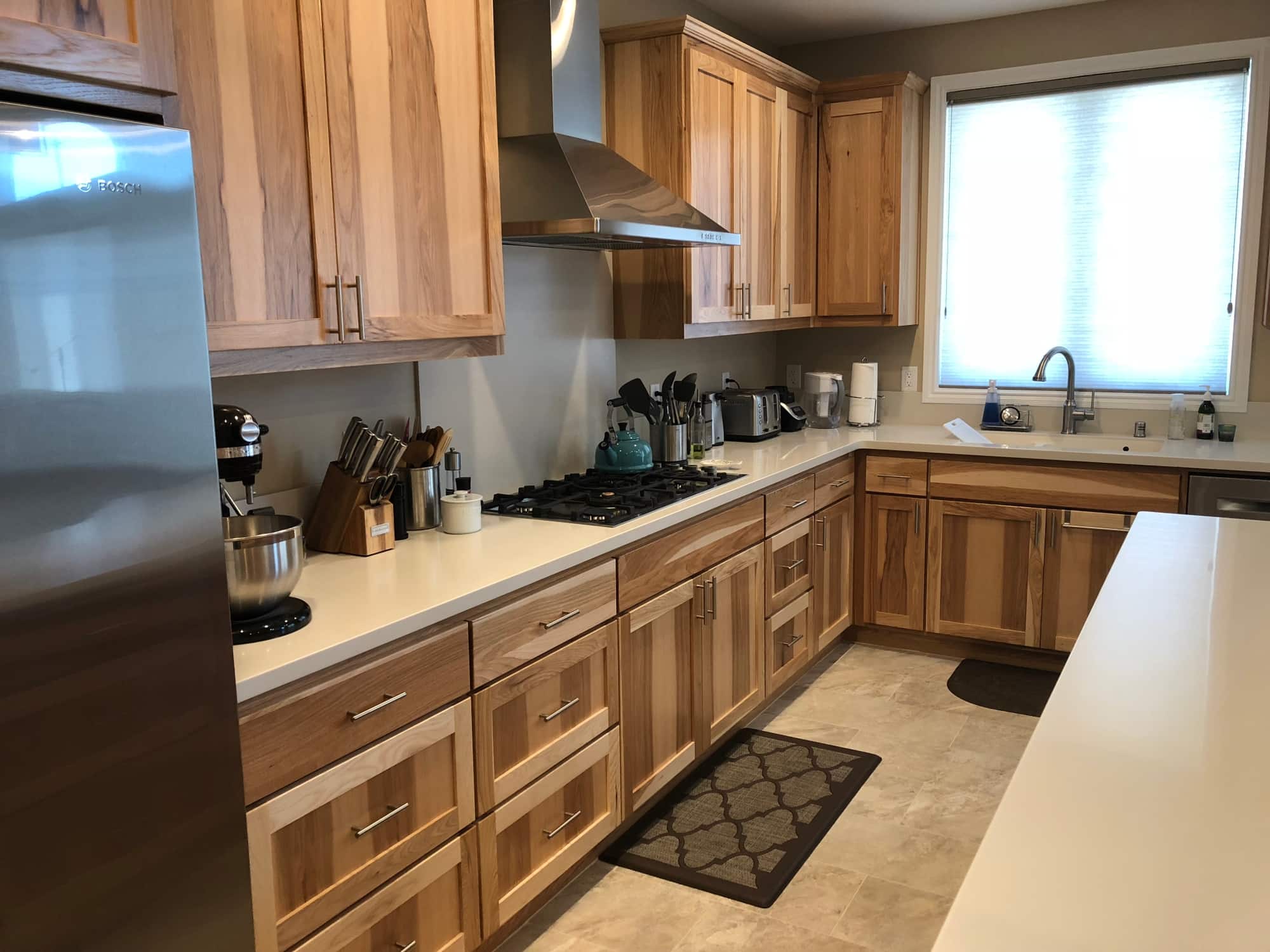 Hickory Kitchen With Island Blog