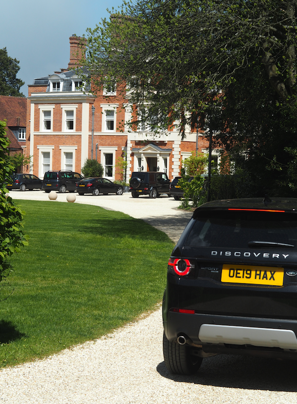 Heckfield Place in a Land Rover