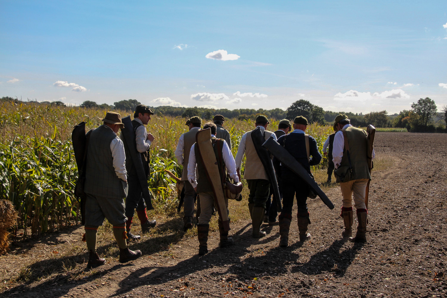 Clay shooting with the glorious game