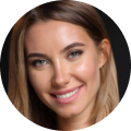 Beautiful women smiling