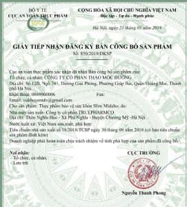 Chứng nhận viên giảm cân