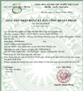 Chứng nhận viên giảm cân 