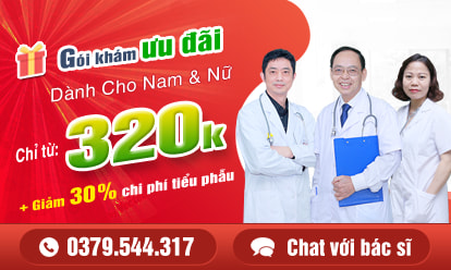 Chi phí khám phụ khoa ưu đãi 320k