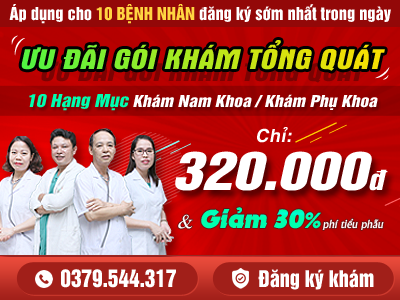 Đăng ký khám chữa liệt dương để nhận ưu đãi