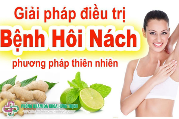 Chữa hôi nách bằng các phương pháp dân gian