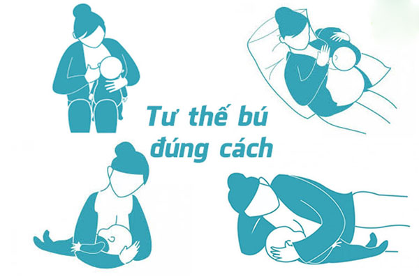 Cho con bú đúng cách là cách giữ bầu ngực đẹp sau sinh