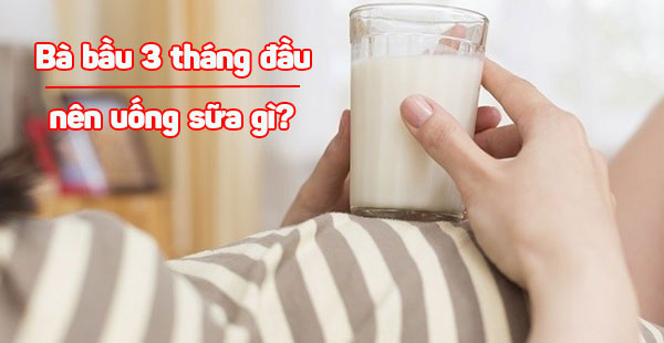 Mang thai 3 tháng đầu nên uống sữa gì?