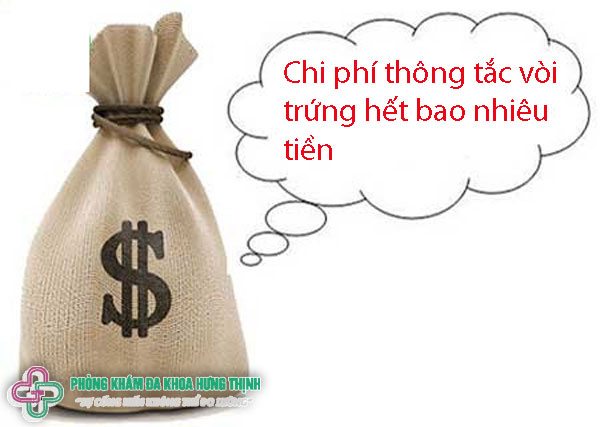 Chi phí thông tắc vòi trứng hết bao nhiêu tiền