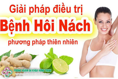 Chữa hôi nách bằng các phương pháp dân gian