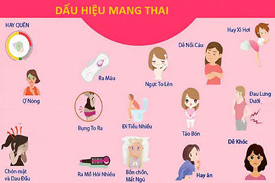 Một số dấu hiệu mang thai sớm
