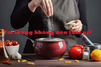 Tới tháng không nên làm gì?