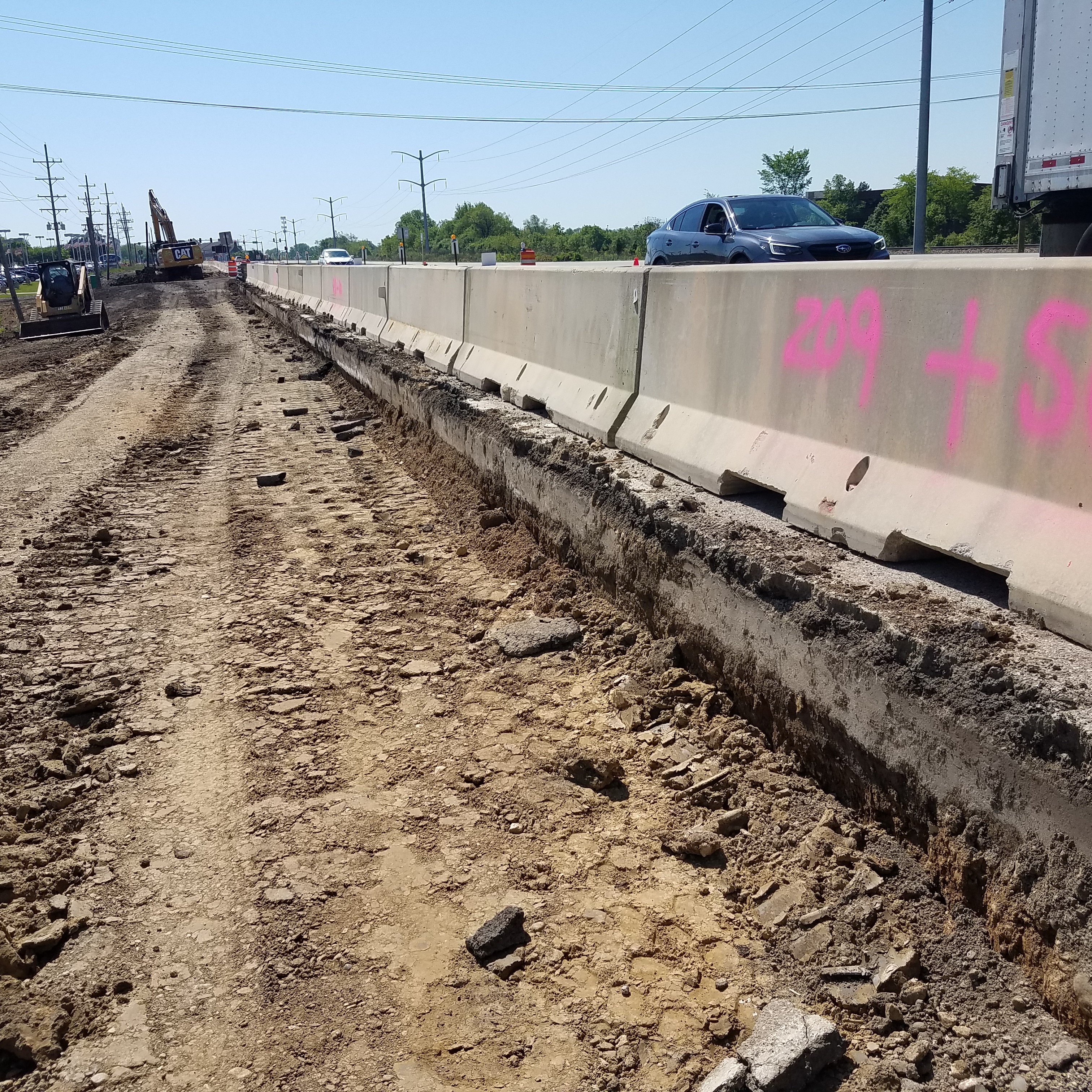 06/02/2020 Excavation for Roadway WIdening on US Route 14