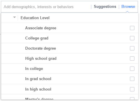 Targeting_based_on_education