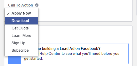 Facebook Lead Ads