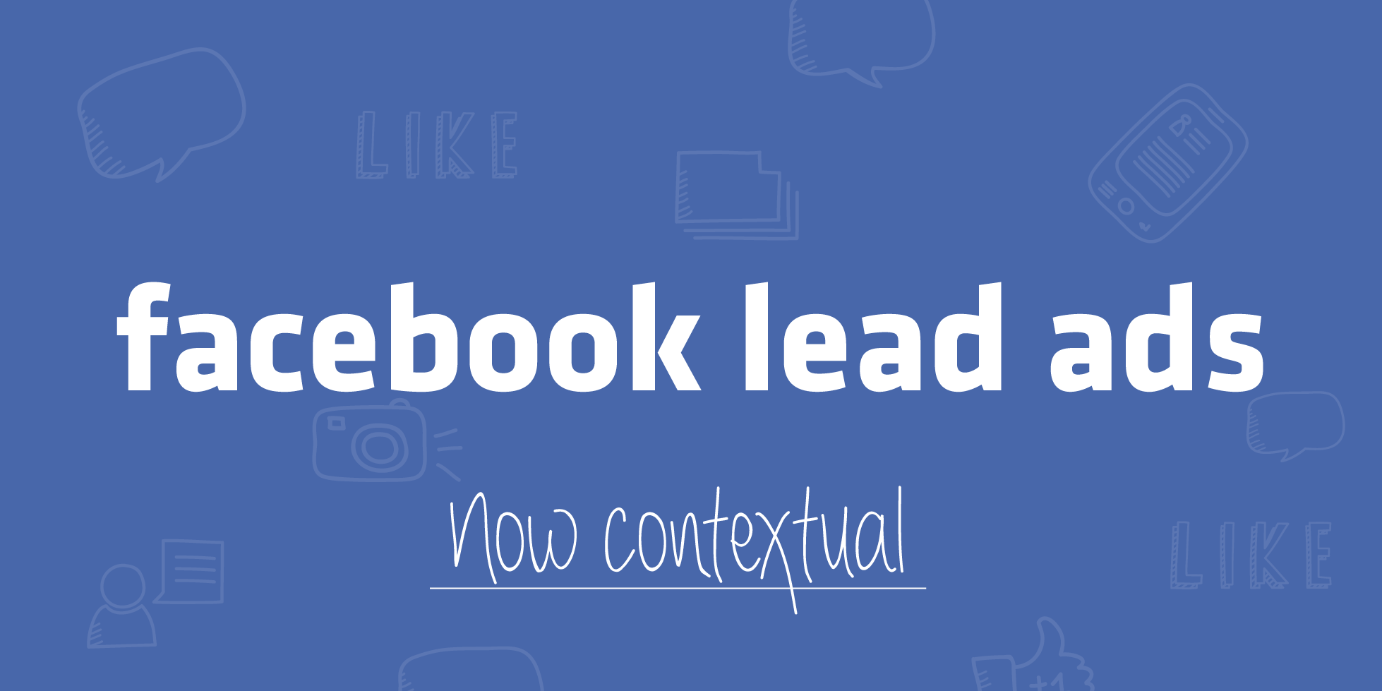 Facebook lead ads context card