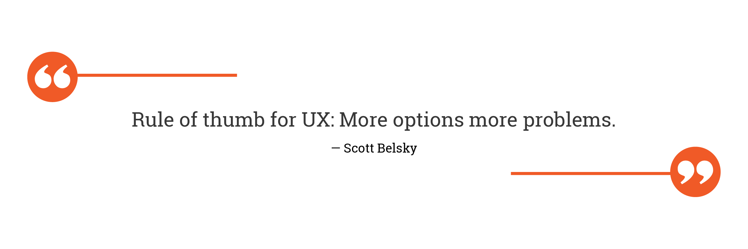 ux of a design - navigation
