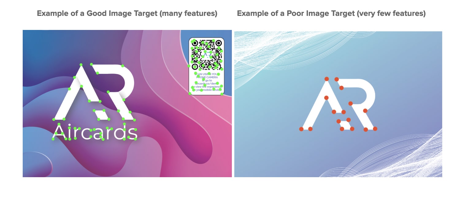 Augmented Reality Image Target Best Practices