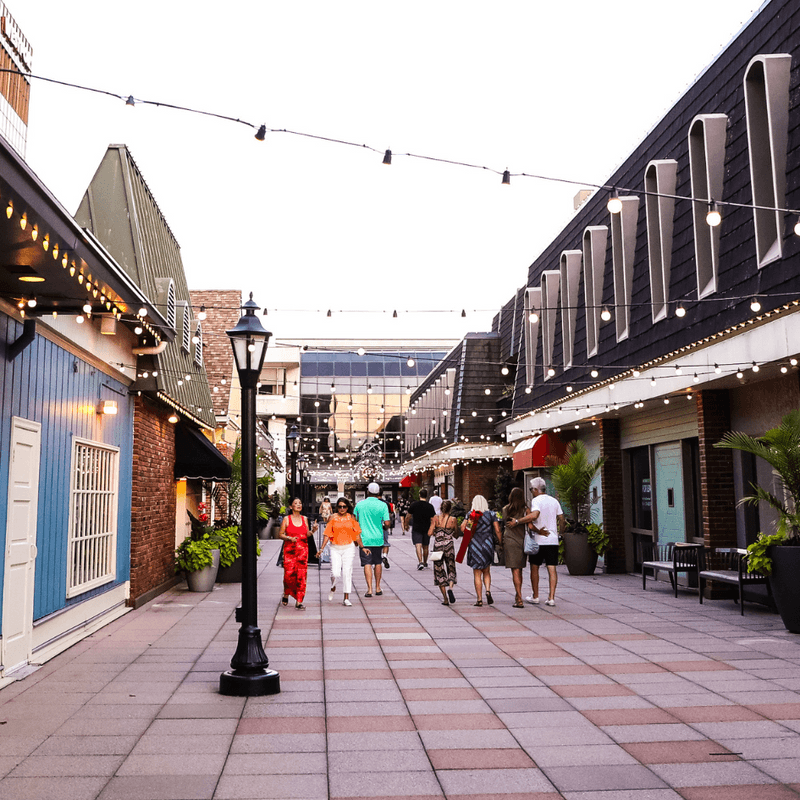 Westport Plaza dining and entertainment district