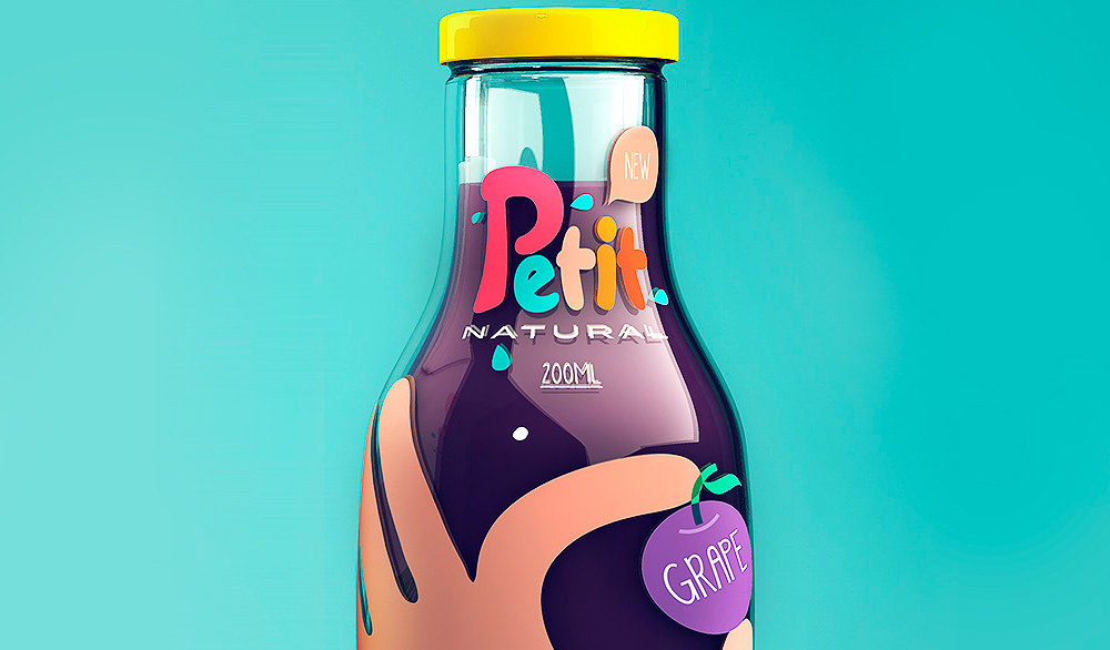 Packaging / Petit - Natural Juice by Agencia Sweety & Co.