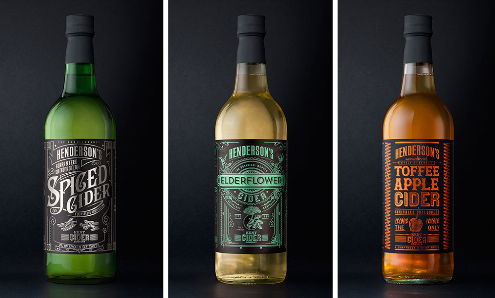 Packaging / Henderson's Cider Redesign by Sand Creative