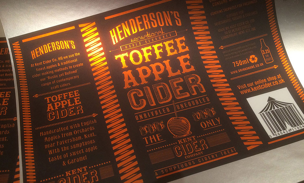 Packaging / Henderson's Cider Redesign by Sand Creative