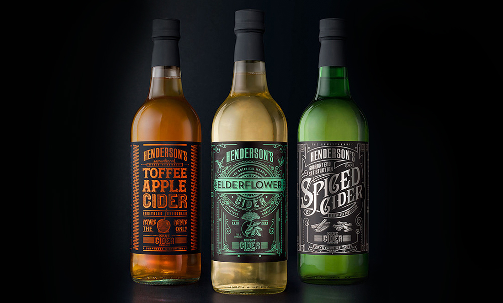 Packaging / Henderson's Cider Redesign by Sand Creative