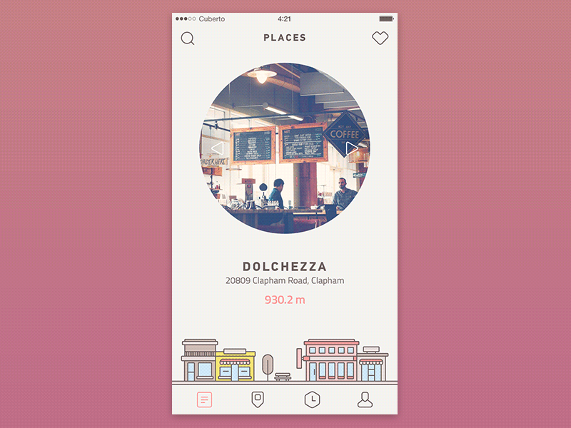Café app por Cuberto