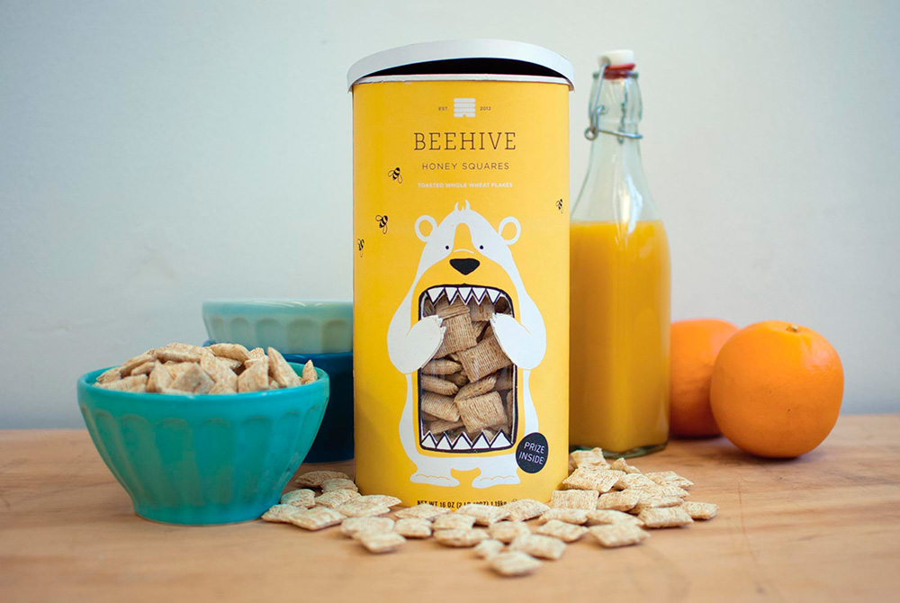 Packaging - Beehive Honey Squares por Lacy Kuhn