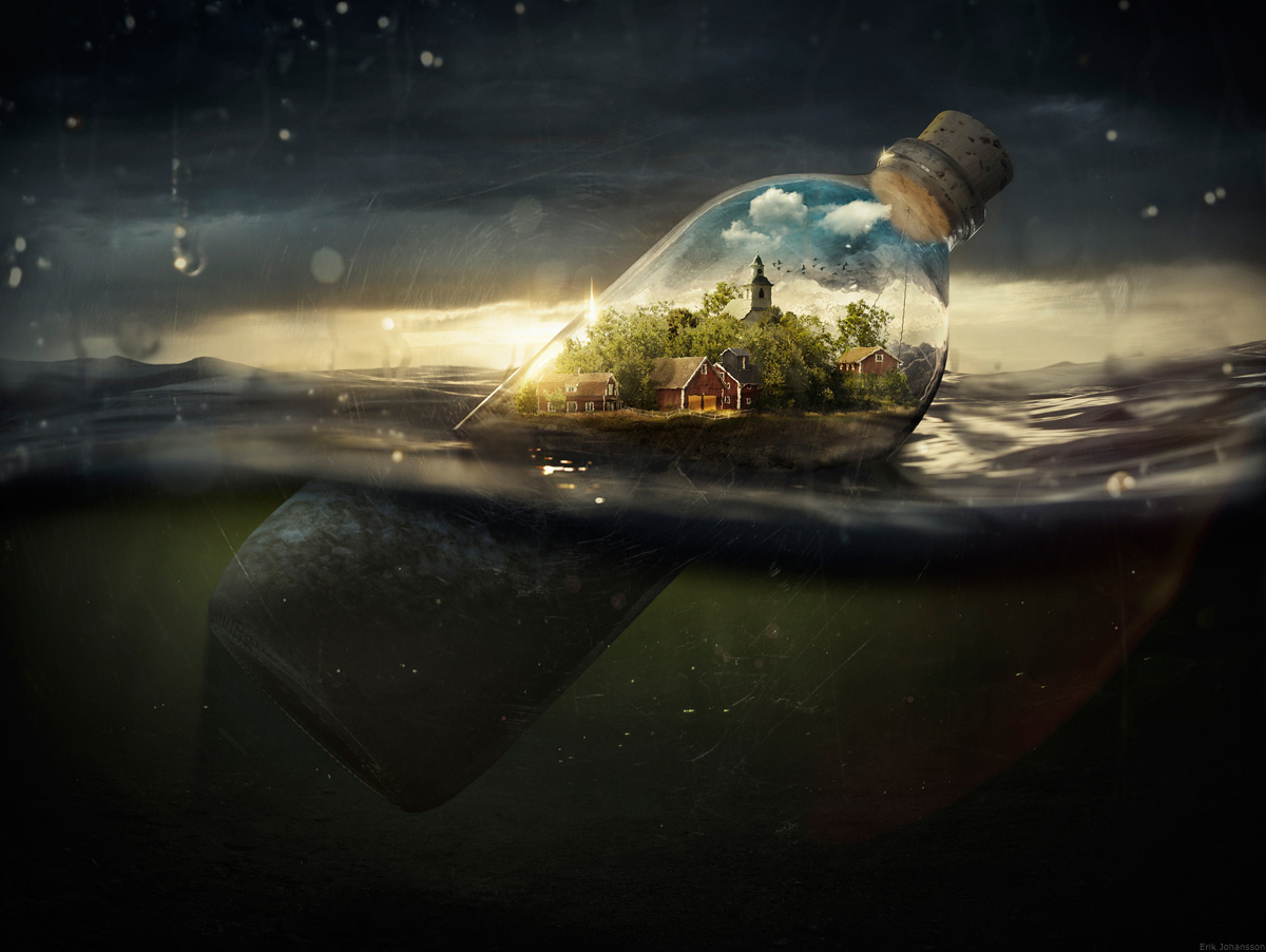 Drifting Away por Erik Johansson - Galeria 2Design Blog