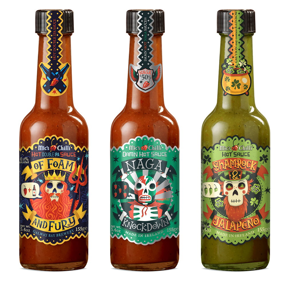 Mic's Chilli Packaging