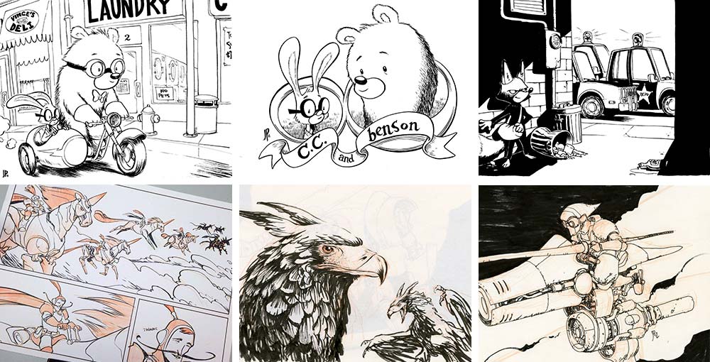 Inktober por Jake Parker