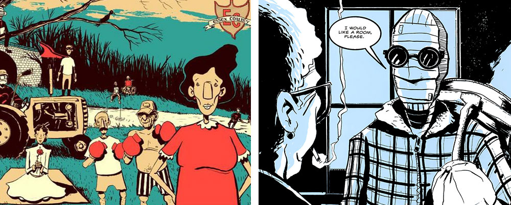 Jeff Lemire Essex County Trilogy y The Nobody