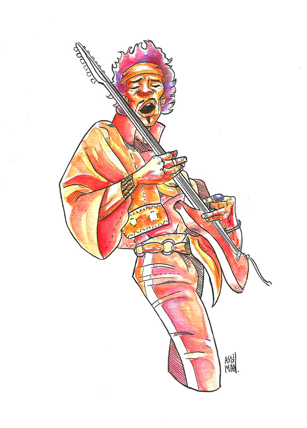 Hendrix por ASCDMAN