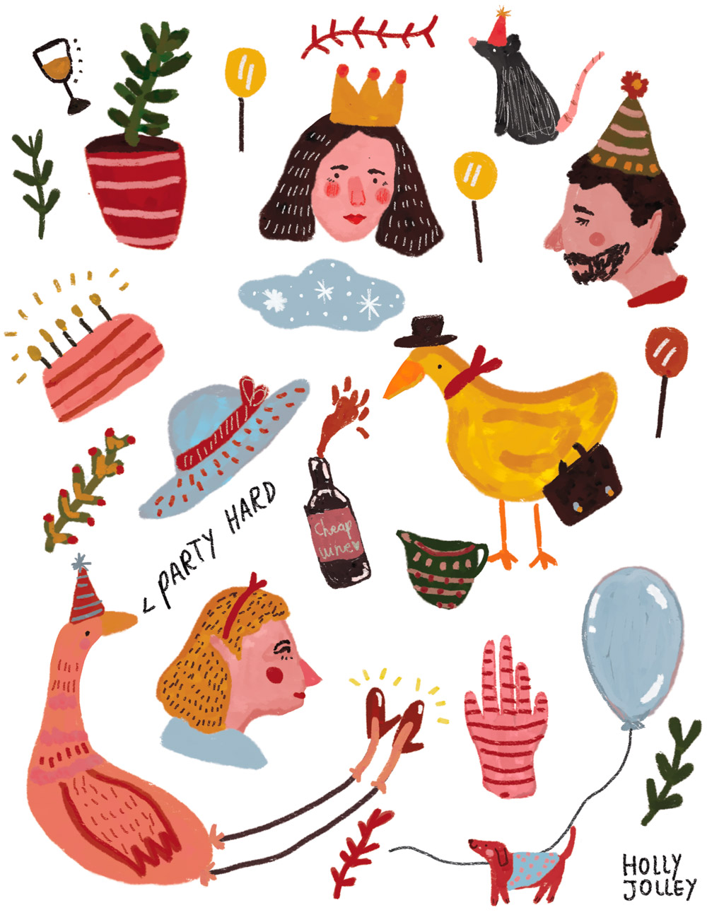 Ilustracion de Holly Jolley - Ilustradores chilenos por 2Design Blog