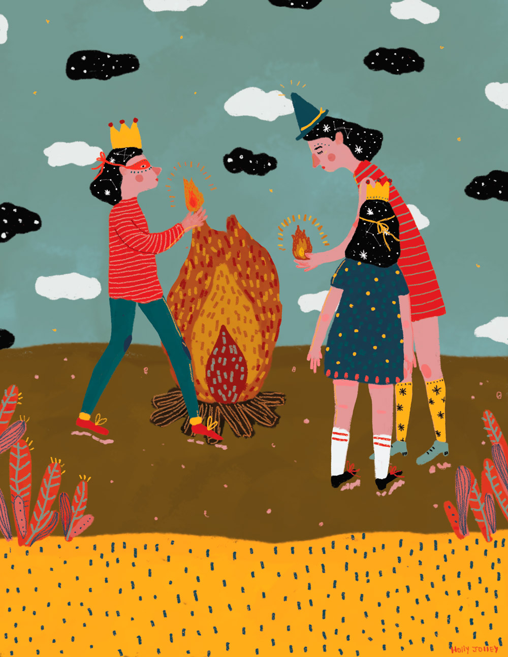 Ilustracion de Holly Jolley - Ilustradores chilenos por 2Design Blog