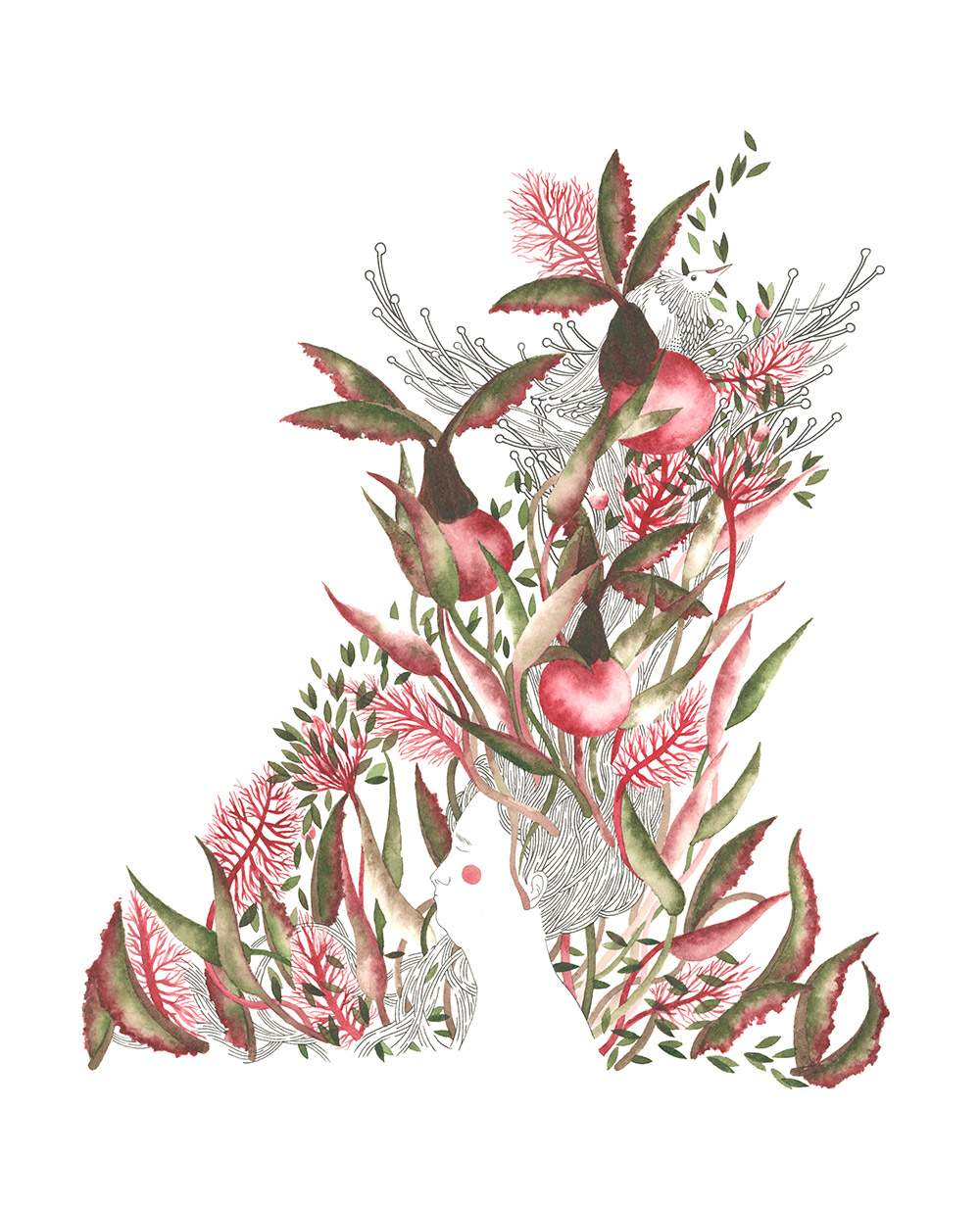 Ilustracion de Laura Behnke - Ilustradores chilenos por 2Design Blog