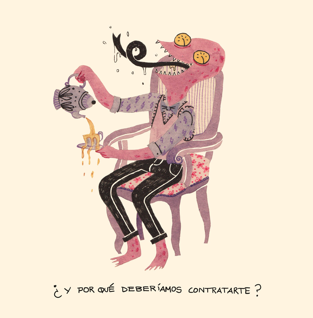 Ilustracion de Gabicoco - Ilustradores chilenos por 2Design Blog